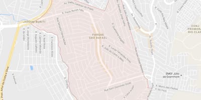 Карта Сан-Рафаэль-Сан-Паулу