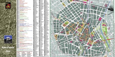 Карта центра Сан-Паулу