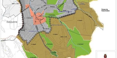 Карта Сидаде Тирадентесе Сан-Паулу - захват земли