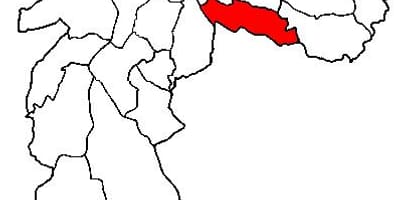 Карта супрефектур Вила-Пруденти-Сан-Паулу