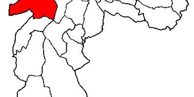 Карта супрефектур Butantã Сан-Паулу
