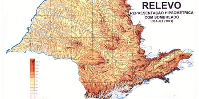 Карта топографическая Сан-Паулу