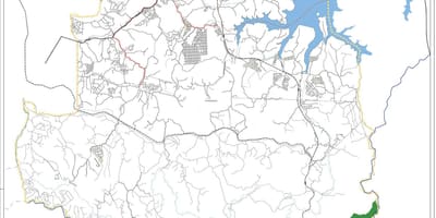Карта Parelheiros Сан - Паулу- дорог